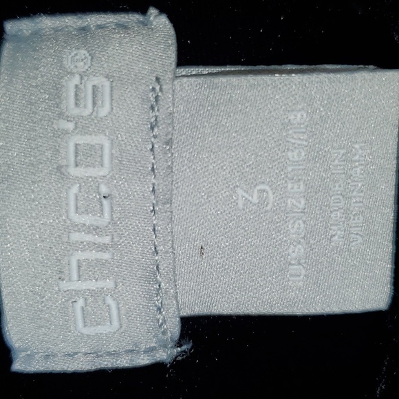 Chico's Plus Size Black Velvet Shift Dress Size 3 US 16/18 Holiday Party - Picture 2 of 8